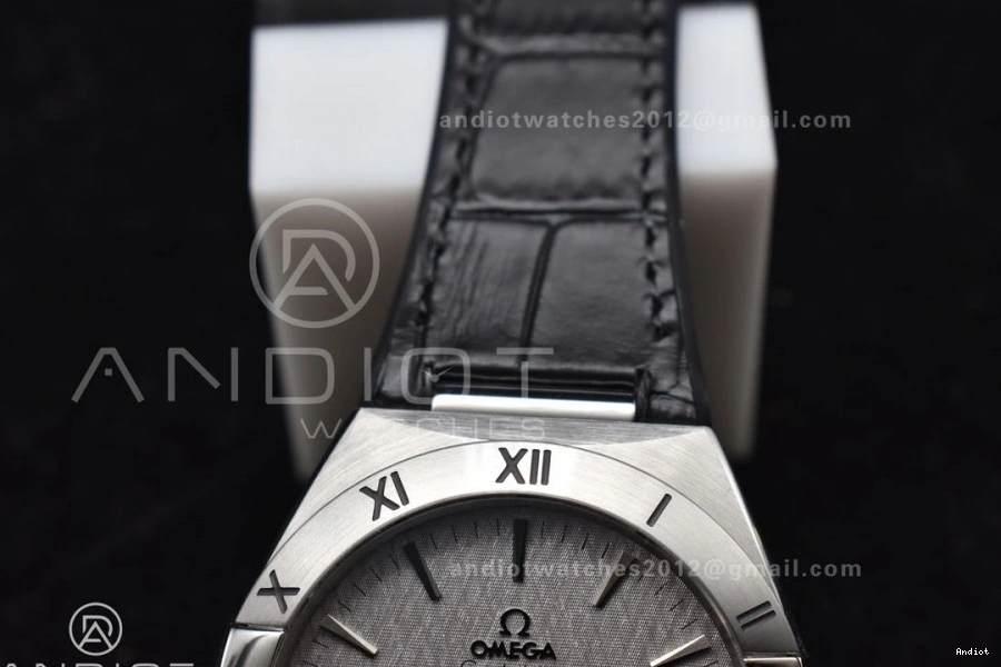 Edition on Black Super Constellation 1:1 Gummy Strap SS Clone Best VSF Dial Gray A8900 1226